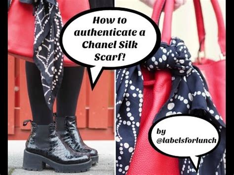 how to tell if a chanel scarf is authentic|authentic chanel clothing label.